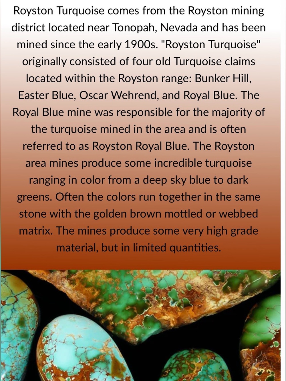 Navajo Royston Turquoise Double Stone Ring - Picture 7 of 7